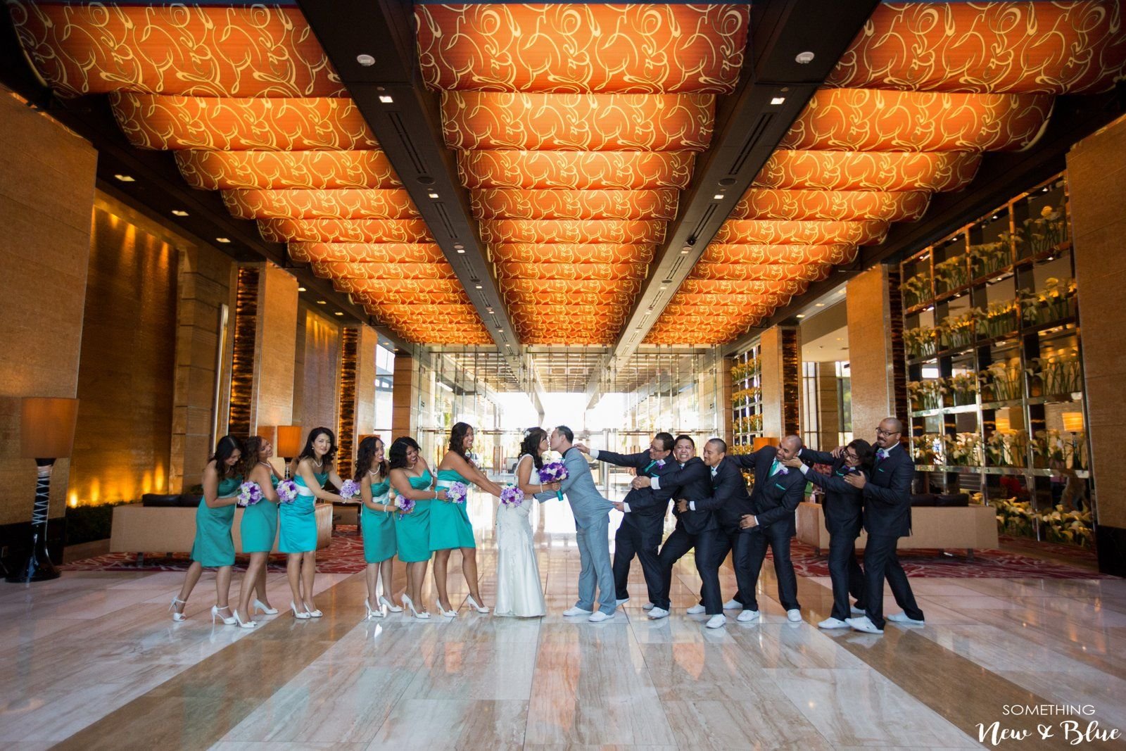 A first look — the pause before the ceremony, faces still private