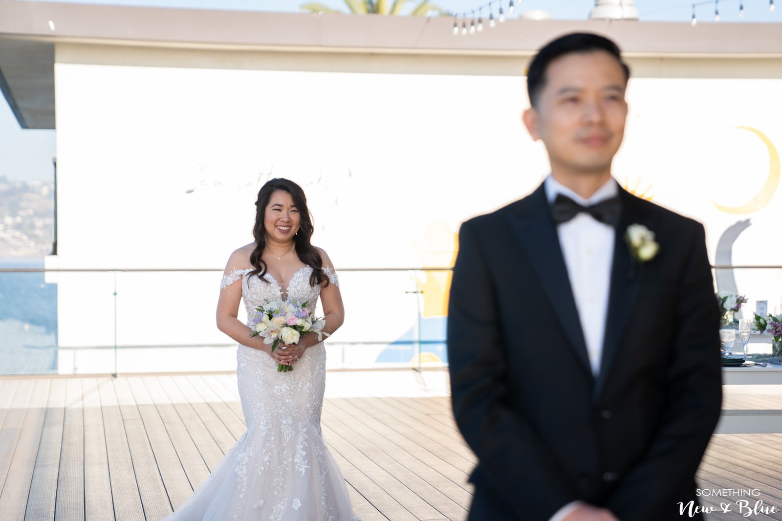 Adrienne + Scott at Wedgewood La Jolla Cove Rooftop