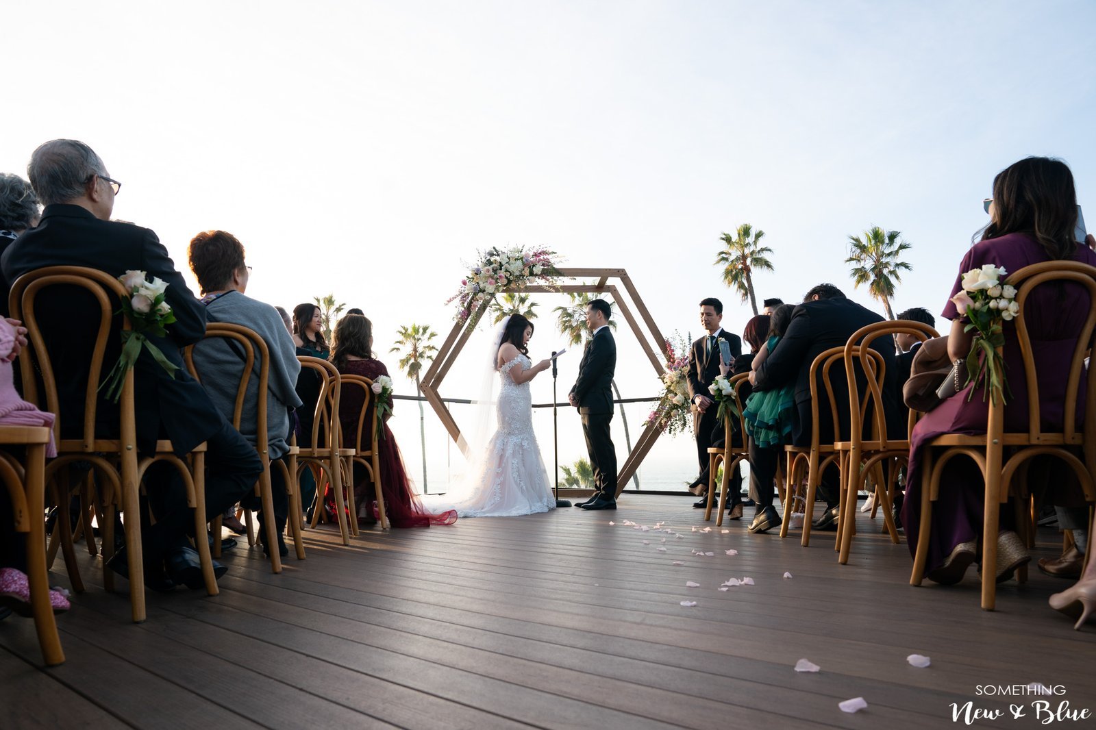 Adrienne + Scott at Wedgewood La Jolla Cove Rooftop