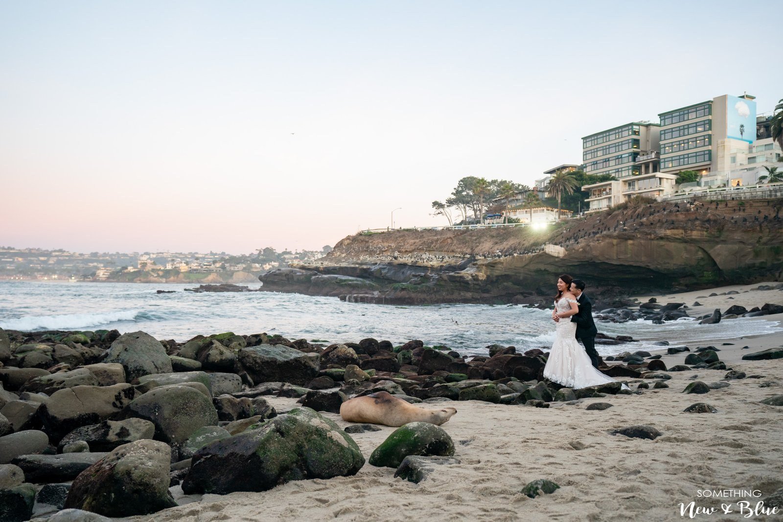 Adrienne + Scott at Wedgewood La Jolla Cove Rooftop