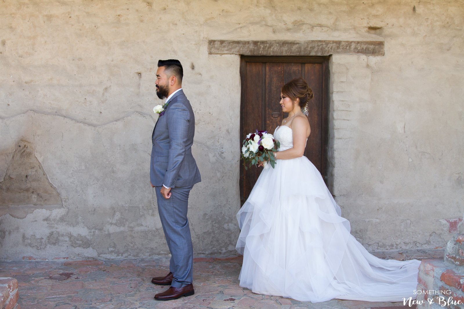 Ashley + Phi at Serra Plaza San Juan Capistrano Mission