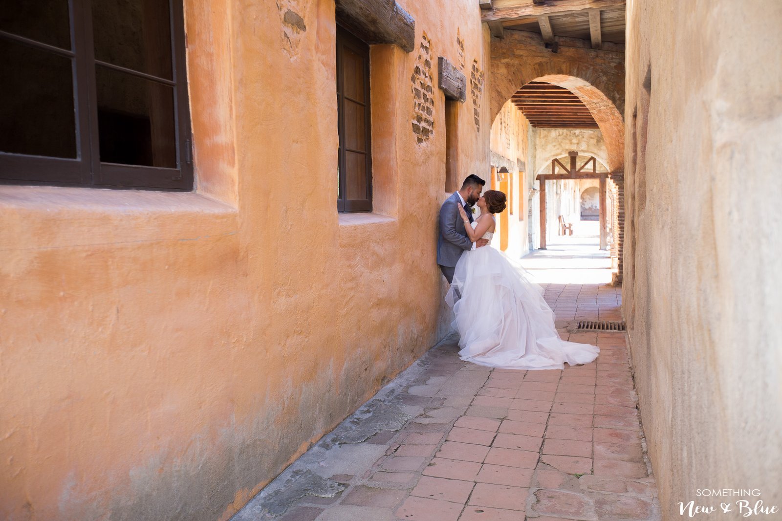 Ashley + Phi at Serra Plaza San Juan Capistrano Mission