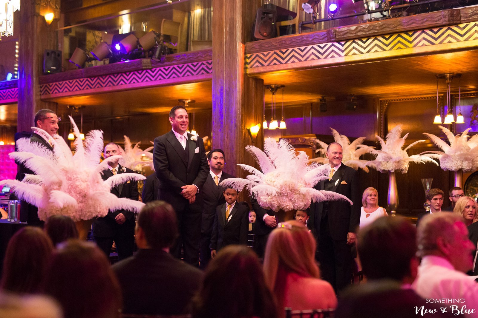 Kandice + Marcus at Biltmore Hotel Cicada Restaurant Wedding Los Angeles