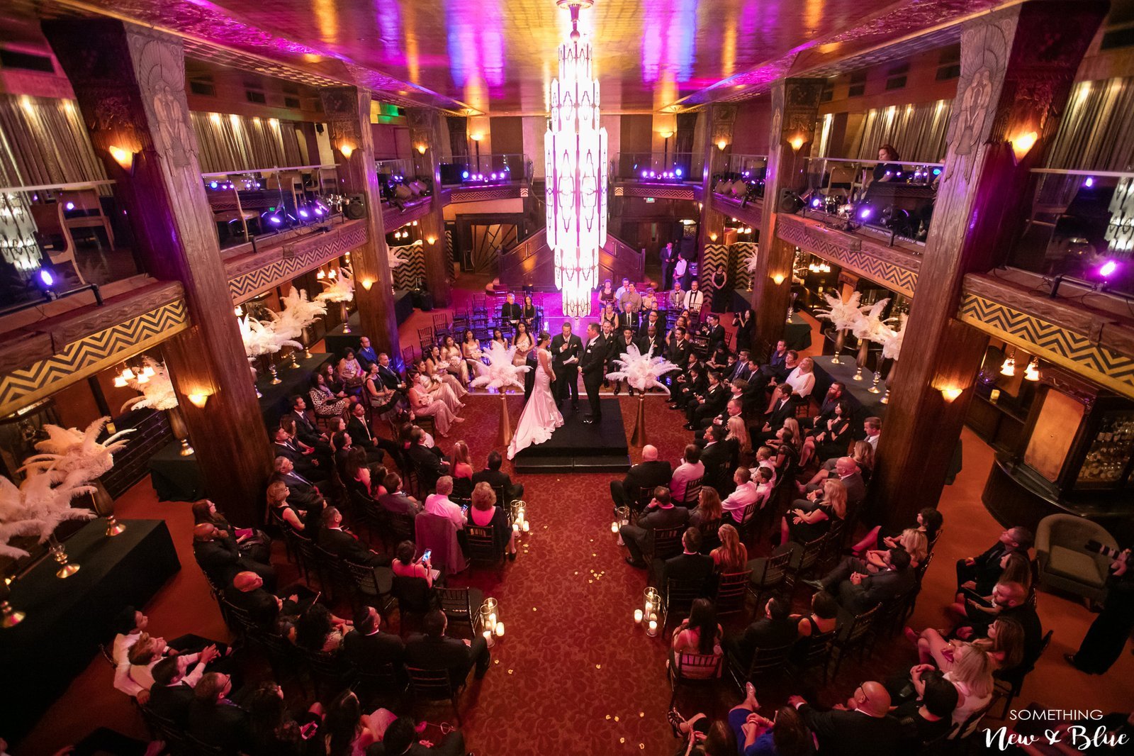 Kandice + Marcus at Biltmore Hotel Cicada Restaurant Wedding Los Angeles