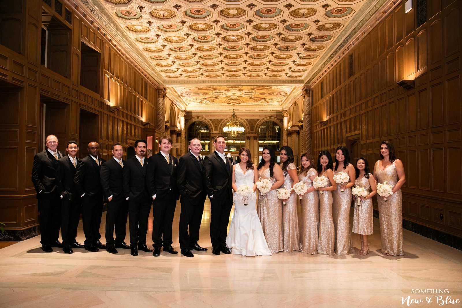 Kandice + Marcus at Biltmore Hotel Cicada Restaurant Wedding Los Angeles