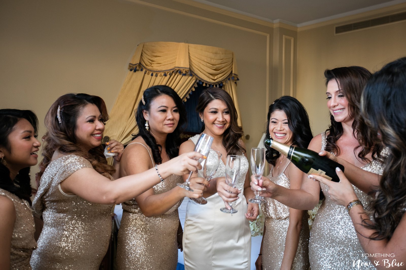 Kandice + Marcus at Biltmore Hotel Cicada Restaurant Wedding Los Angeles