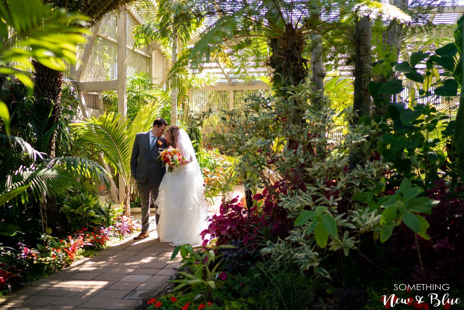 Marlena + James at Sherman Library and Gardens