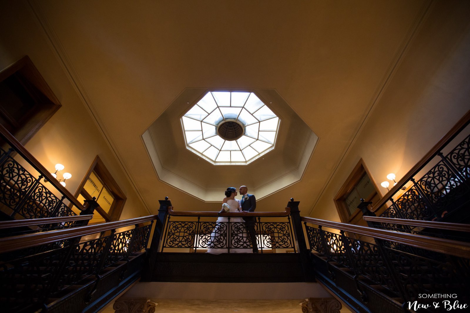 Monica + Louie at Orange County Courthouse Bowers Museum