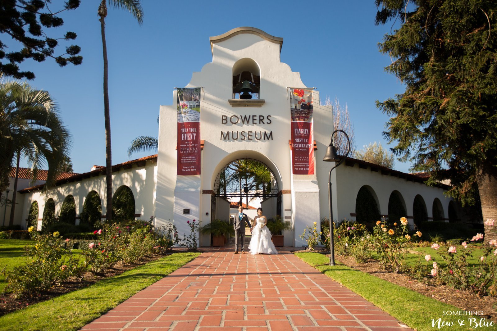 Monica + Louie at Orange County Courthouse Bowers Museum