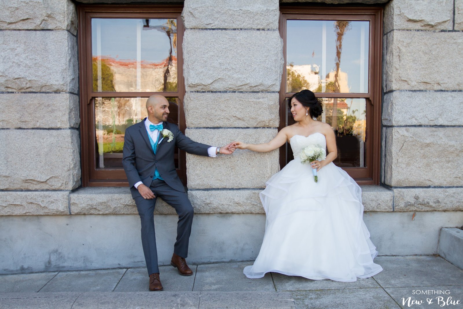 Monica + Louie at Orange County Courthouse Bowers Museum