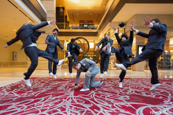 Fun Bridal Party Wedding Photography | Something New and Blue Photography