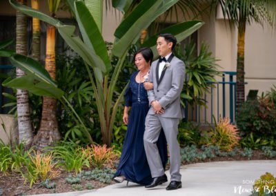 Marriott Bayview Newport Beach Mon Amour Anaheim Wedding | Tram + Owen
